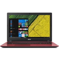 Acer Aspire 3 A315-32-C770 Notebook PC - Celeron N4000 / 15.6" HD / 4GB RAM / 500GB HDD / Win 10 Home / Red (NX.GW5EA.001)