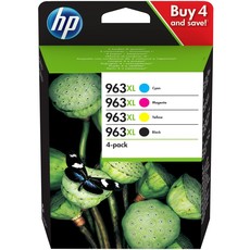 Genuine HP 963XL 4-pack High Yield Black/Cyan/Magenta/Yellow Ink Cartridges (3YP35AE)