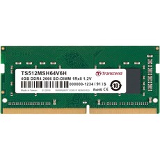 Transcend 4GB DDR4 2666MHz Notebook Memory Module (TS512MSH64V6H)