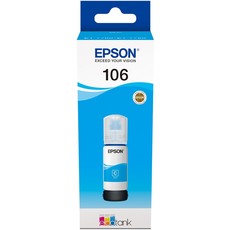 Genuine Epson EcoTank 106 70ml Cyan Ink Bottle