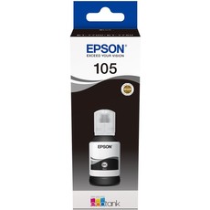 Genuine Epson EcoTank 105 140ml Pigment Black Ink Bottle