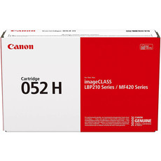 Genuine Canon 052H High Yield Black Toner Cartridge (2200C002AA)