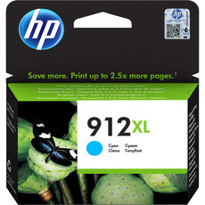 Genuine HP 912XL High Yield Cyan Ink Cartridge (3YL81AE)