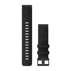 QuickFit 22mm Heathered Black Nylon Band