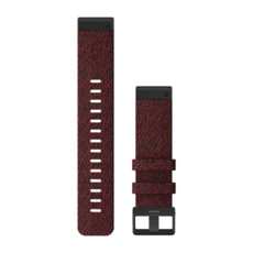 Garmin QuickFit 22mm Heathered Red Nylon Band