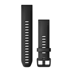 Garmin QuickFit 20mm Black Silicone Band