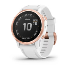 Garmin fenix 6S Pro Rose Gold with White Band