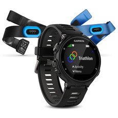 Garmin Forerunner 735XT Black and Grey Tri-Bundle