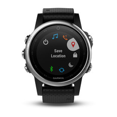 Garmin Fenix 5S Silver with Black Band