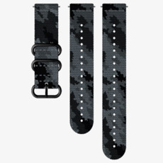 Suunto 24mm Explore 2 Textile Strap Concrete/Black Size M and L