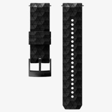 Suunto 24mm Explore 2 Silicone Strap Black/Black Size M