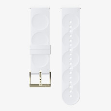 Suunto 20mm Urban Silicone Strap White/Gold Size S