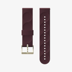 Suunto 20mm Urban Silicone Strap Burgundy/Gold Size S