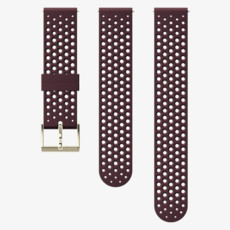 Suunto 20mm Athletic Silicone Strap Burgundy/Gold Size S and M