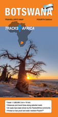 Tracks4Africa - Botswana Paper Map Edition 4
