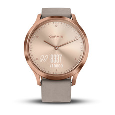 Garmin Vivomove HR Premium Rose Gold with Grey Suede
