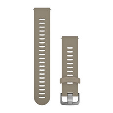 Garmin Quick Release Band Sandstone silicone silver buckle (20mm)