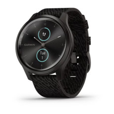Garmin vivomove Style Black Pepper Nylon with Slate HW
