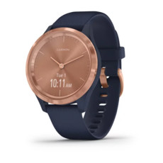 Garmin vivomove 3S Sport Navy Silicone with Rose Gold HW