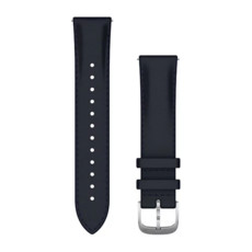 Garmin Quick Release Band Navy italian leather silver buckle (20mm)