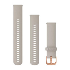 Garmin Quick Release Band Light Sand silicone rose gold buckle (20mm)