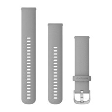 Garmin Quick Release Band Powder grey silicone silver buckle (20mm)