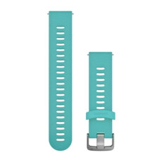 Garmin Quick Release Band Aqua silicone silver buckle (20mm)