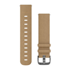 Garmin Quick Release Band Tan Suede gold buckle (20mm)