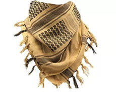 Shemagh Arab Kerchief - Coyote Brown