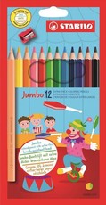 Stabilo Jumbo Colour Pencil - Assorted Box of 12