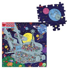 eeBoo Family Puzzle - Life in Space (1000 Piece)