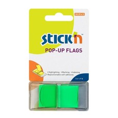 Pop-Up Flags Neon Lime 45x25mm