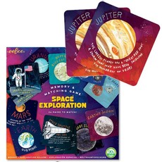 eeBoo Space Exploration Matching Memory Game