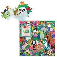 eeBoo Family Puzzle - Sloths (1008 Piece)