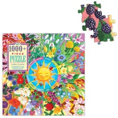 eeBoo Family Puzzle - Flower Calendar (1008 Piece)