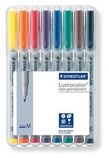 Staedtler Lumocolor 8 Non-Permanent Medium Markers