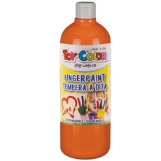 Toy Color Superwashable Finger Paint: Orange - 1000ml