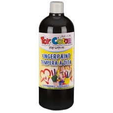 Toy Color Superwashable Finger Paint: Black - 1000ml