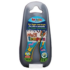 Toy Color Superwashable Multi-Tempera Paint Squeezy Bottle: Black - 150ml