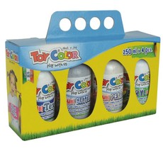 Toy Color Combination Mix Pack: 4 x 250ml Bottles