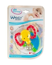 Soft Beginnings Whizzy Rattle Teether - Elephant