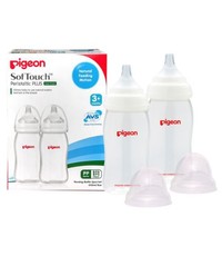 Pigeon - Twin Pack Peristaltic Plus PP Bottle - 240ml