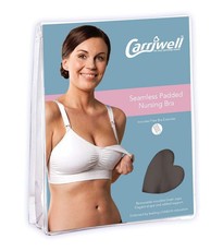 Carriwell - Seamless Padded Adjustable Nursing Bra - Black