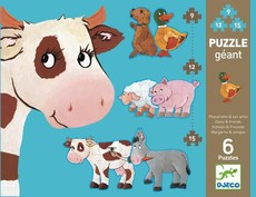 Djeco Giant Puzzle Daisy and friends