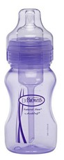 Dr.Brown's - 240ml Wide Neck Baby Bottle - Purple