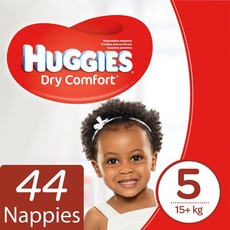 Huggies - Dry Comfort - Size 5 x 44 Nappies (15+kg)