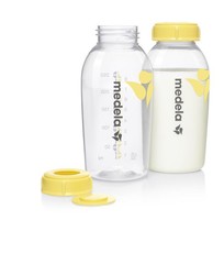 Medela - Milk Bottles With Lids - 250ml - Set Of 2