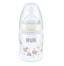 NUK - First Choice Twin Pack 150ml Silicone Teat Bottle - Size 1 Pure