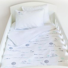 Babes and Kids Bunny Hop Egyptian Cotton Duvet Cover Set