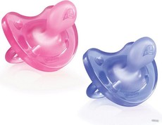 Chicco - Soother Physio Soft Silicone Soother - 6-12 Month - Set Of 2